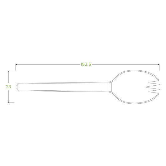 6" PLA Spork