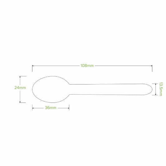 10cm Wood Teaspoon|10cm wooden teaspoon drawing|Woman's hand holding a wooden spoon opening a paper bowl with lid