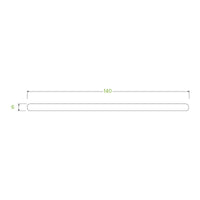 14cm Wood Stirrer|14cm Wood Stirrer Line Drawing