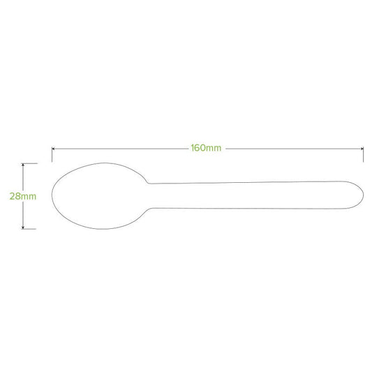 16cm coated wood spoon |16cm coated wood spoon drawing