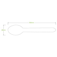 16cm Wood Spoon|16cm Wood Spoon Line Drawing