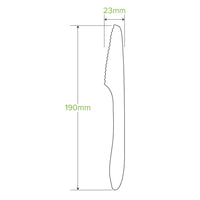 19cm coated wood knife drawing|19cm coated wood knife drawing