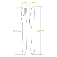 19cm coated knife fork napkin set|19cm coated knife fork napkin set