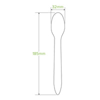 19cm coated wood spoon|19cm coated wood spoon