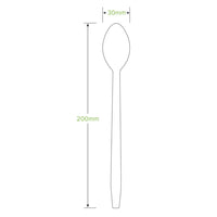 20cm long wood teaspoon|20cm long wood teaspoon
