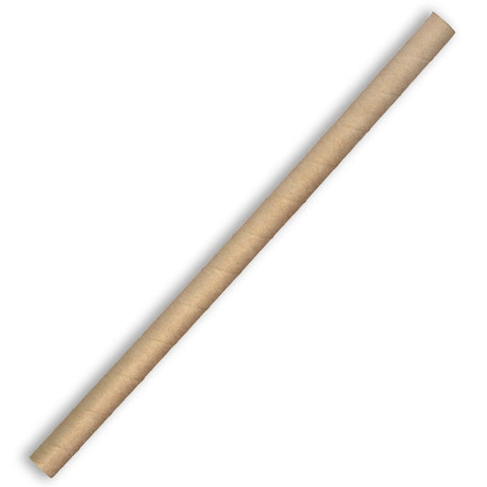 10mm Kraft Jumbo Paper Straw|10mm Jumbo Straw Line Drawing