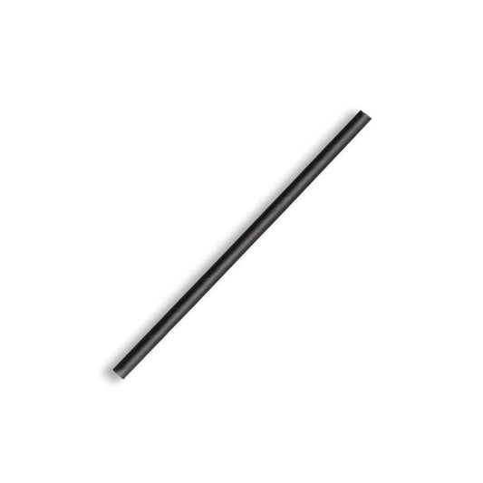 Compostable Cocktail Black BioStraw|Hand enjoying cocktail with BioPak paper straw|Compostable Cocktail Black BioStraw Line Drawing