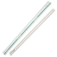 8mm Individually Wrapped Spoon Straw|8mm Individually Wrapped Spoon Straw line drawing|8mm Individually Wrapped Spoon Straw|Hand using BioPak spoon straw for slushie