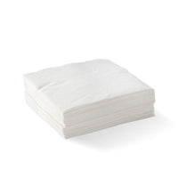 2 Ply White Corner Embossed Cocktail BioNapkin|2 Ply White Corner Embossed Cocktail BioNapkin Line Drawing