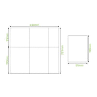 D-Fold Compact 1 Ply White Dispenser BioNapkin