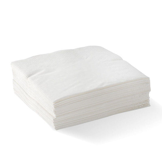 2 Ply 1/4 Fold White Corner Embossed Dinner BioNapkin|2 Ply 1/4 Fold White Corner Embossed Dinner BioNapkin Line Drawing