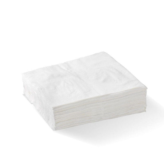 1 Ply 1/4 Fold White Lunch BioNapkin|1 Ply 1/4 Fold White Lunch BioNapkin Line Drawing
