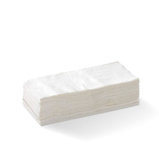 2 Ply 1/8 Fold White Lunch BioNapkin|2 Ply 1/8 Fold White Lunch BioNapkin Line Drawing
