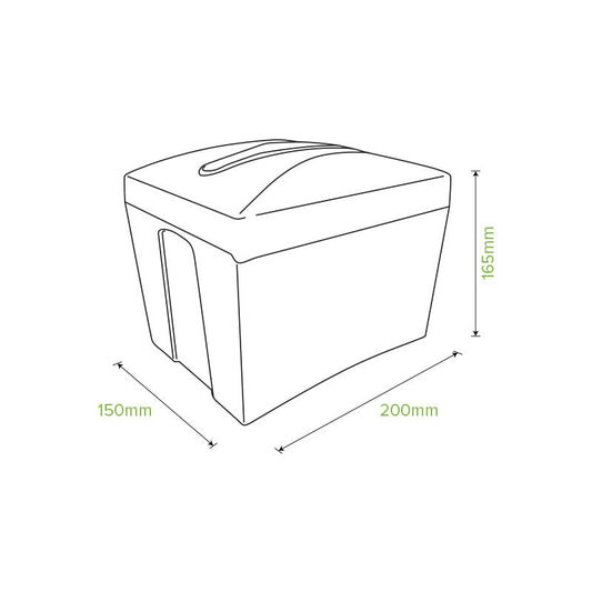Single Saver BioDispenser Table Top Individual Unit|Single Saver BioDispenser Table Top Individual Unit Line Drawing