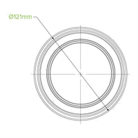 700ml Clear BioBowl|700ml Clear BioBowl Line Drawing