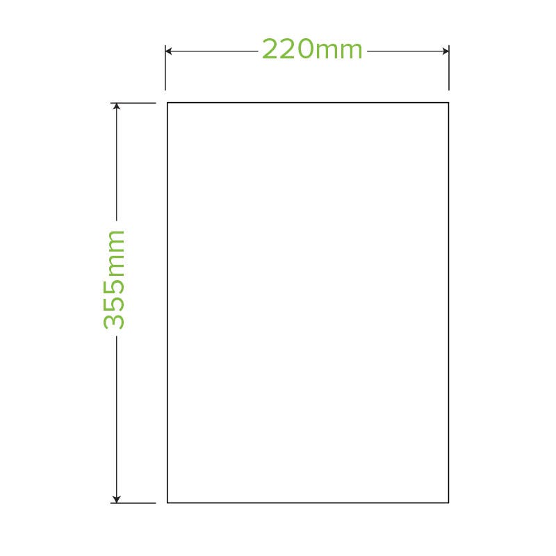 |8L Bioplastic Bin Liner Line Drawing