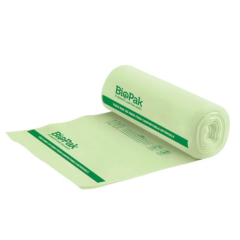 120L Green Bioplastic Bin Liner|120L Bioplastic Bin Liner Line Drawing