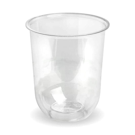 250ml Clear Unbranded U shaped cup|250ml Clear Unbranded U shaped cup