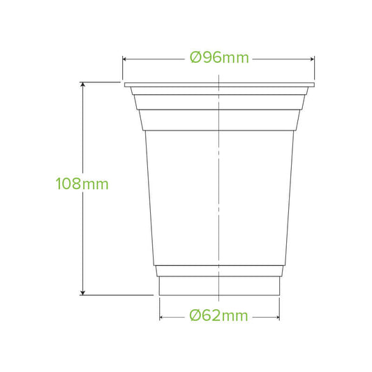 420ml Clear Unbranded BioCup